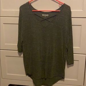 Forest green tunic